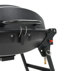 vidaXL Gasbarbecue met kookzone zwart