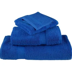 vidaXL Gastendoek SOLUND 4 st Blauw 15 x 21 cm 550 gsm