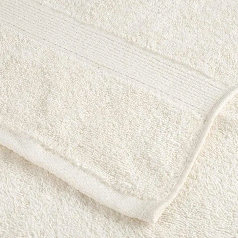 vidaXL Gastendoek SOLUND 2 st Crème 15 x 21 cm 550 gsm