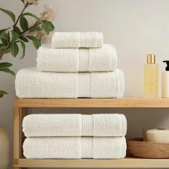 vidaXL Gastendoek SOLUND 2 st Crème 15 x 21 cm 550 gsm