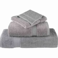 vidaXL Gastendoek SOLUND 10 st Grijs 15 x 21 cm 550 gsm