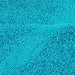 vidaXL Gastendoek SOLUND 4 st Turquoise 15 x 21 cm 550 gsm