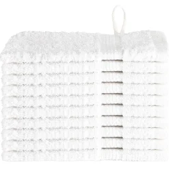 vidaXL Gastendoek SOLUND 10 st Wit 15 x 21 cm 550 gsm