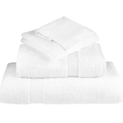 vidaXL Gastendoek SOLUND 10 st Wit 15 x 21 cm 550 gsm