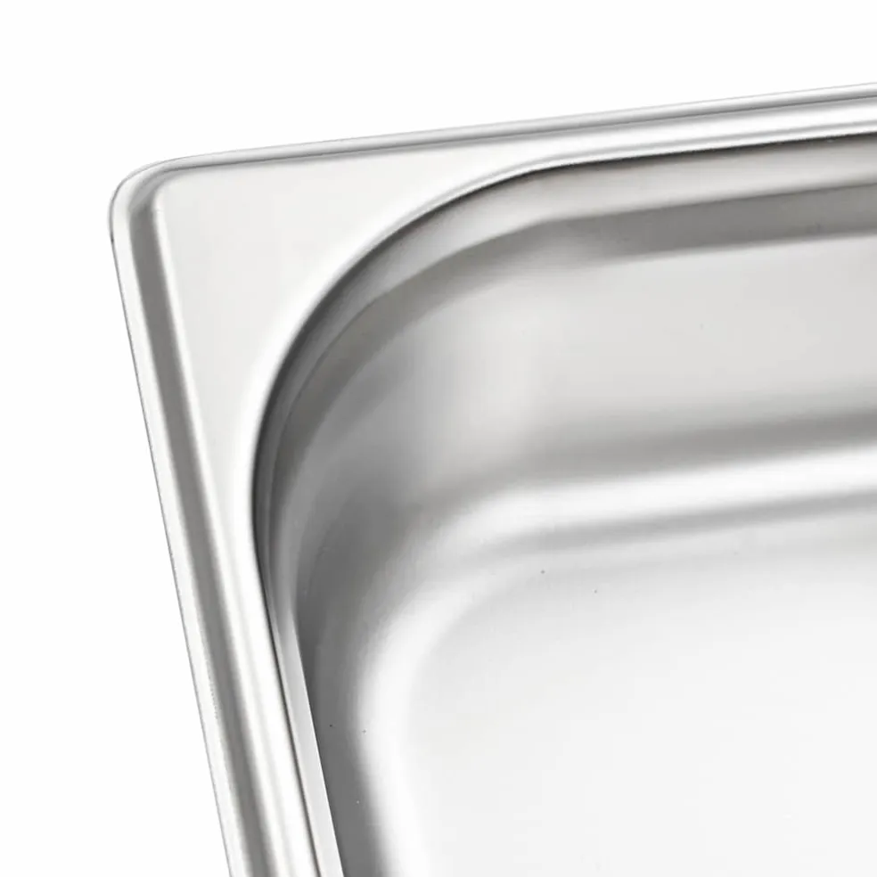 vidaXL Gastronormbakken 12 st GN 1/6 65 mm roestvrij staal