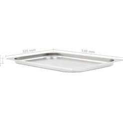vidaXL Gastronormbakken 4 st GN 1/1 20 mm roestvrij staal