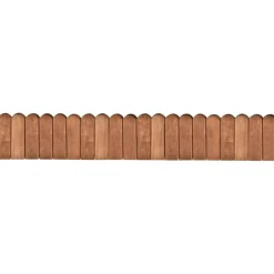 vidaXL Gazonrand 120 cm geïmpregneerd grenenhout bruin