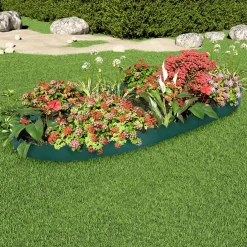 vidaXL Gazonranden 10 st 65x15 cm PP groen