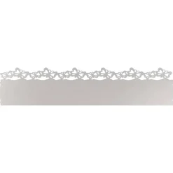 vidaXL Gazonranden 10 st 103 x 0,05 x 22 cm Roestvrij staal zilver