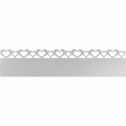 vidaXL Gazonranden 10 st 103 x 0,05 x 22 cm Roestvrij staal zilver