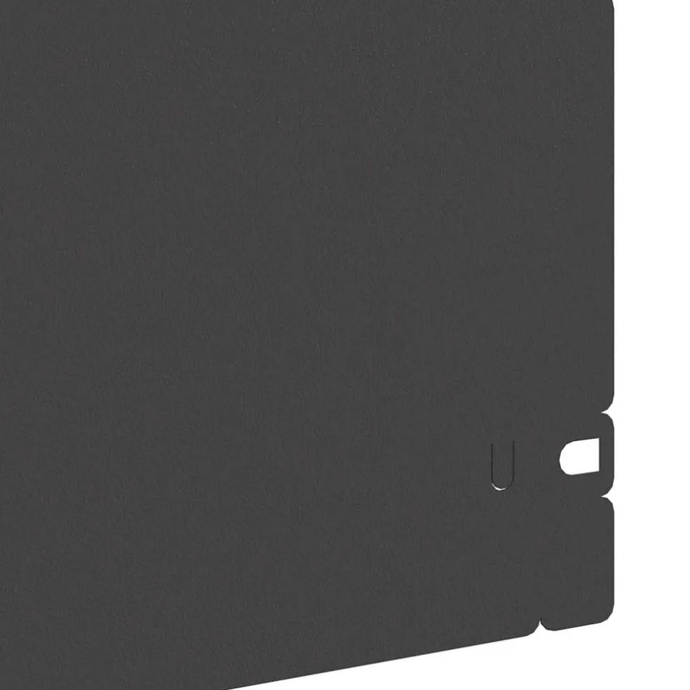 vidaXL Gazonranden 10 st 103 x 0,05 x 22 cm Staal Zwart