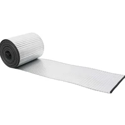 vidaxl Gazonrand 5 m x 10 cm Gegalvaniseerd staal zilver