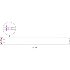 vidaXL Gazonrand 10 st 10 x 103 cm Staal Zwart