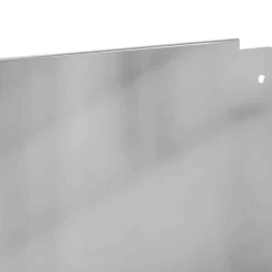 vidaXL Gazonrand 10 st 100 x 12 cm Staal zilver