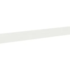 vidaXL Gazonrand 10 st 100 x 12 cm Staal Wit