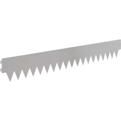 vidaXL Gazonrand 10 st 103 x 10 cm Staal Wit