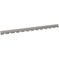 vidaXL Gazonrand 10 st 102 x 4 x 4 cm Staal Roestig