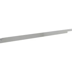 vidaXL Gazonrand 10 st 100 x 10 x 8 cm Staal Zilverkleurig