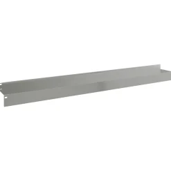 vidaXL Gazonrand 10 st 100 x 10 x 8 cm Staal Zilverkleurig