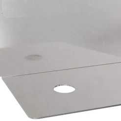 vidaXL Gazonrand 10 st 102 x 4 x 4 cm Staal Zilverkleurig