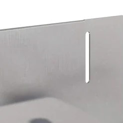 vidaXL Gazonrand 10 st 102 x 4 x 4 cm Staal Wit