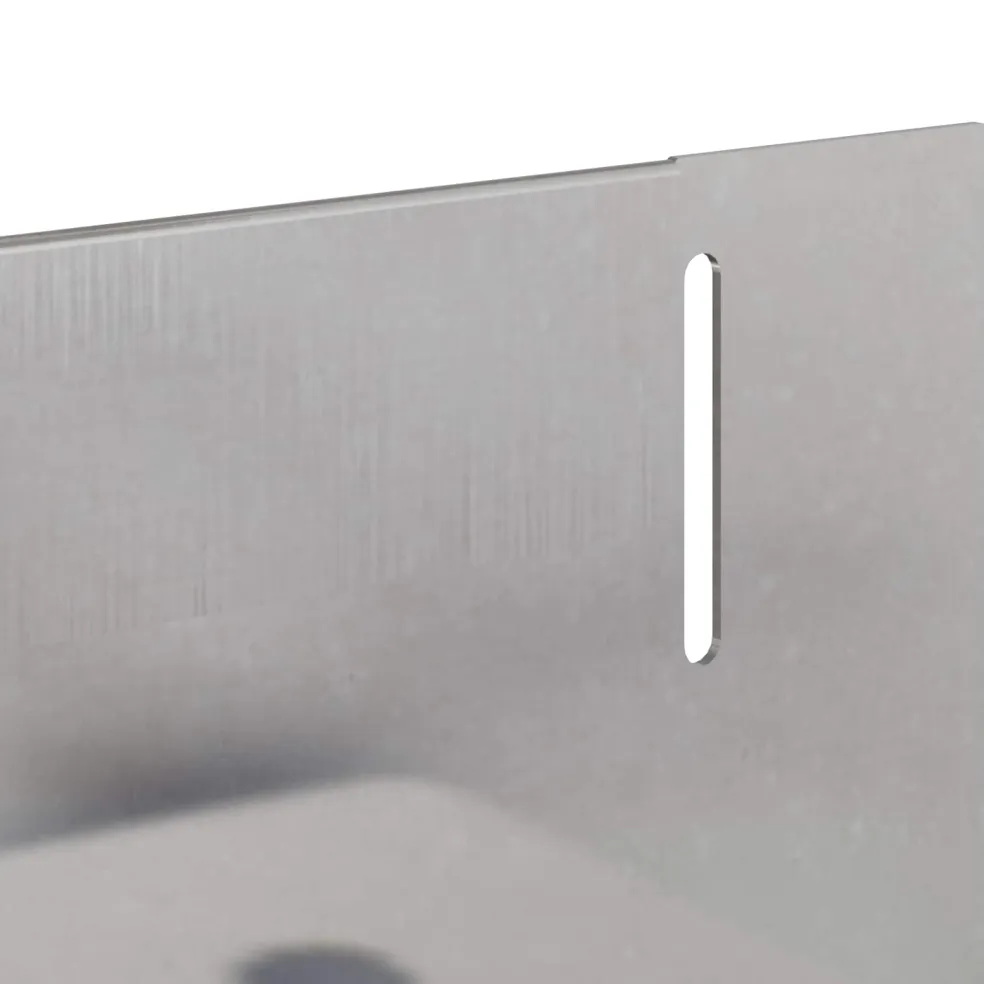 vidaXL Gazonrand 10 st 102 x 4 x 4 cm Staal Wit