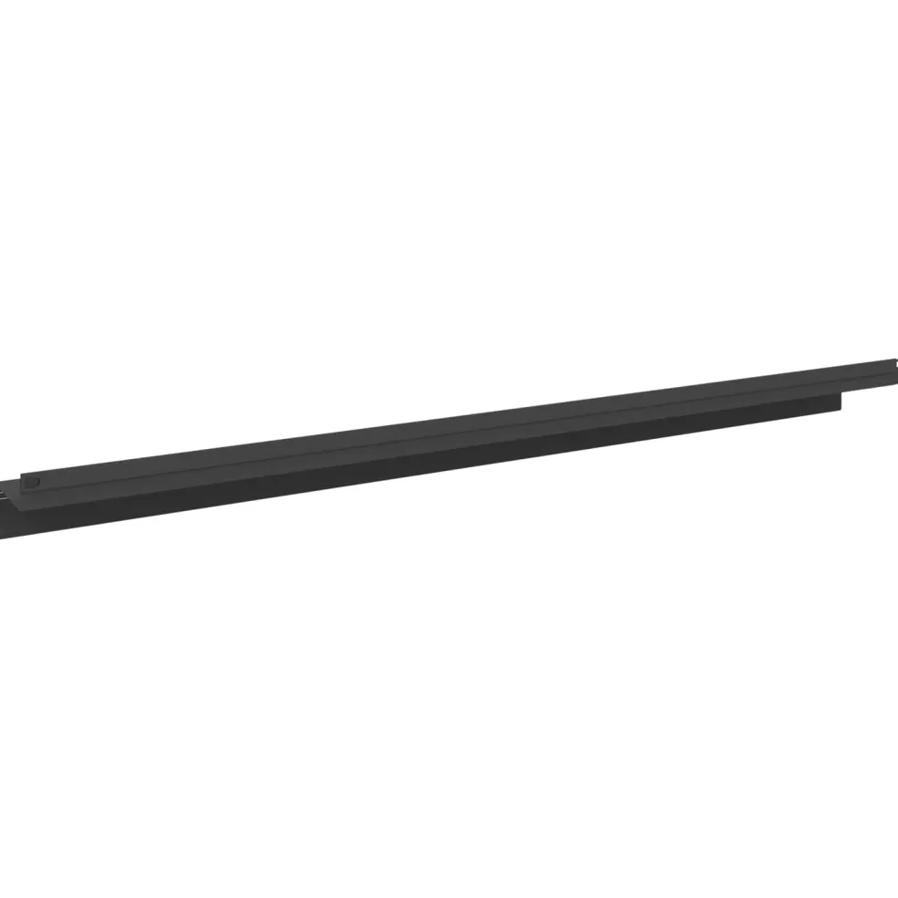 vidaXL Gazonrand 10 st 100 x 10 x 8 cm Staal Zwart