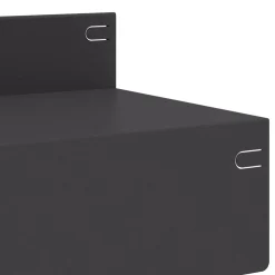 vidaXL Gazonrand 10 st 100 x 10 x 8 cm Staal Zwart
