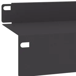 vidaXL Gazonrand 10 st 100 x 10 x 8 cm Staal Zwart