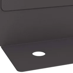 vidaXL Gazonrand 10 st 102 x 4 x 4 cm Staal Zwart