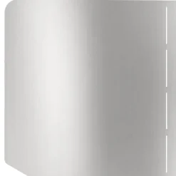 vidaXL Gazonrand 100 x 45 cm Staal Zilverkleurig