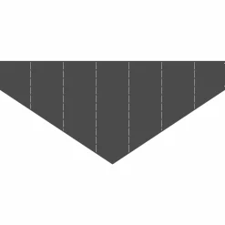 vidaXL Gazonrand 100 x 45 cm Staal Zwart