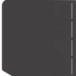 vidaXL Gazonrand 100 x 45 cm Staal Zwart