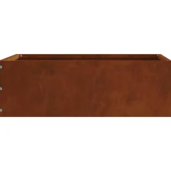 vidaXL Gazonrand 40 x 40 x 13 cm Roestkleurig