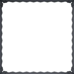 vidaXL Gazonrand 60 x 60 x 20 cm Staal Antracietkleurig