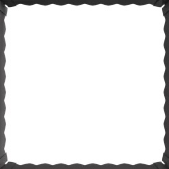 vidaXL Gazonrand 60 x 60 x 20 cm Staal Zwart