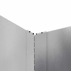 vidaXL Gazonrand 60 x 60 x 20 cm Staal Zilverkleurig