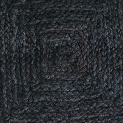 vidaXL Gebied Tapijt Donkergrijs 60 x 110 cm Jute