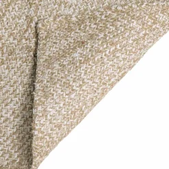 vidaXL Gebied Tapijt Natuurlijk en Wit 60 x 250 cm Jute