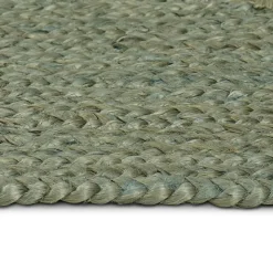 vidaXL Gebied Tapijt Olijfgroen 60 x 110 cm Jute