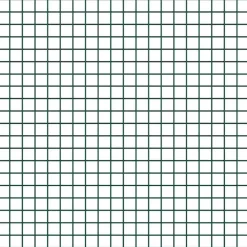 vidaXL gelast draadhek met betonnen voetstuk 10 x 0,4 m Groen Mesh