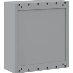 vidaXL Gereedschapskast met plank Rood en Grijs 50 x 20 x 55 cm Staal