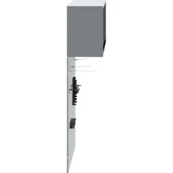 vidaXL Gereedschapskast set met plank 3 st Zwart Gepoedercoat staal