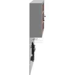vidaXL Gereedschapskast set met plank 6 st Rood Gepoedercoat staal