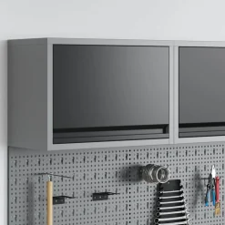 vidaXL Gereedschapskast Zwart en Grijs 50 x 25 x 35 cm Staal
