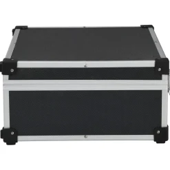 vidaXL Gereedschapskoffer 46x33x16 cm aluminium zwart