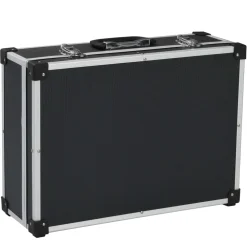 vidaXL Gereedschapskoffer 46x33x16 cm aluminium zwart