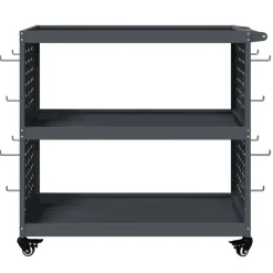 vidaXL Gereedschapswagen Antraciet 75 x 35 x 73 cm Koudgewalst staal
