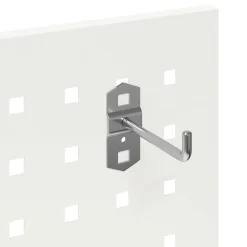 vidaXL Gereedschapswagen Wit 65 x 35 x 111 cm Koudgewalst staal