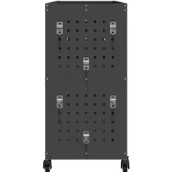 vidaXL Gereedschapswagen Zwart 75 x 35 x 73 cm Koudgewalst staal